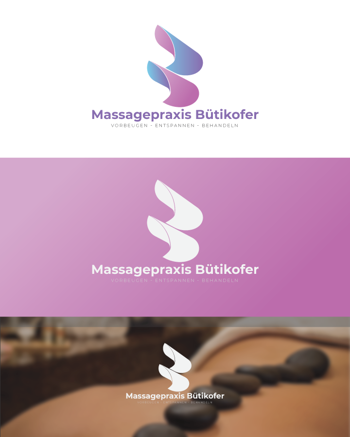 Logo Design by GoranK25 for Massagepraxis Bütikofer  | Design #18219079