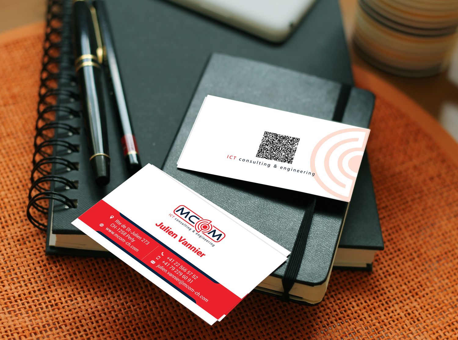 Business Card Design by uk for MCom | Design #18324292