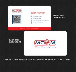 Business Card Design by Expert Designer for MCom | Design #18318102