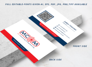 Visitenkarten-Design von Expert Designer für MCom | Design: #18318485