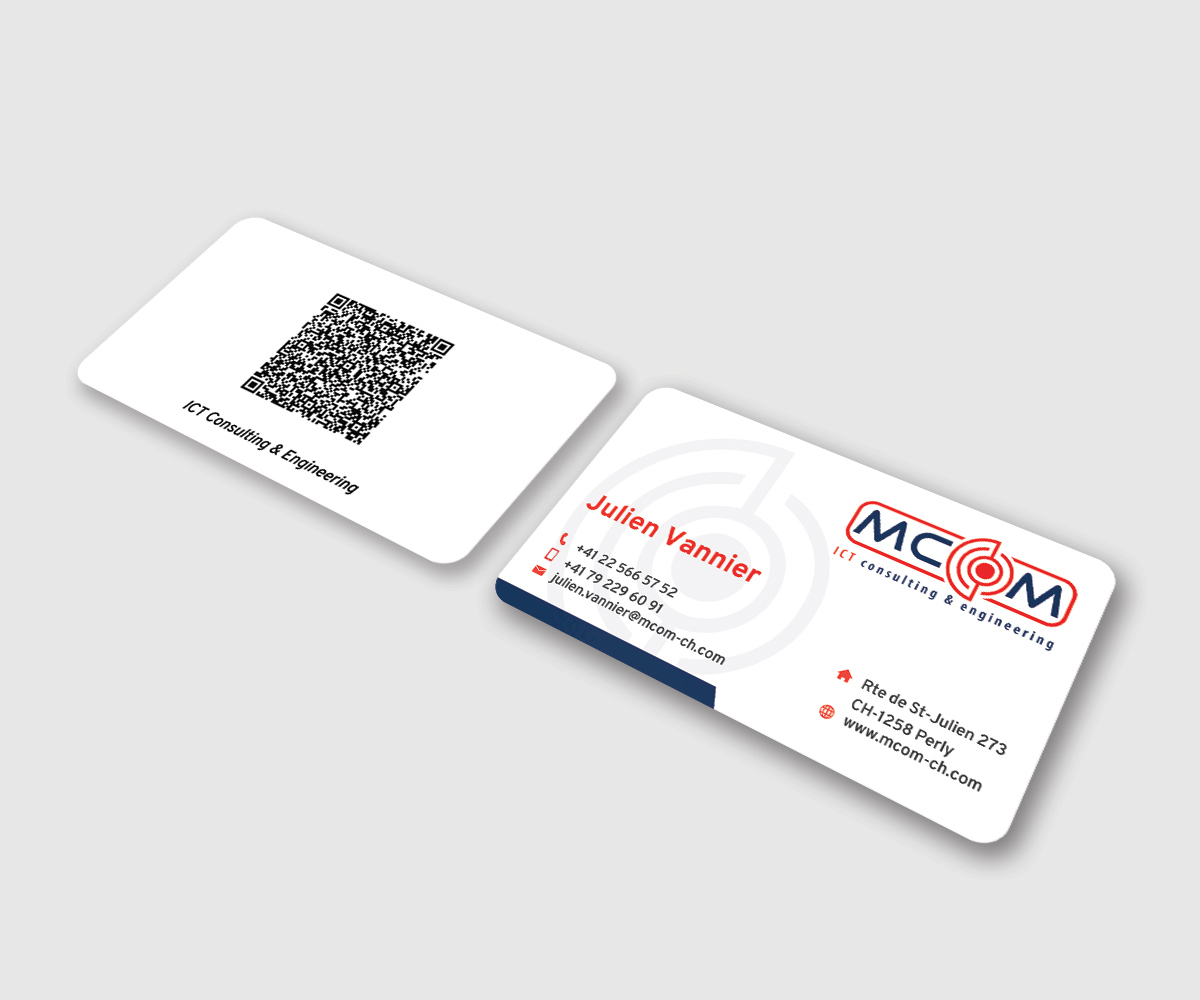Business Card Design by JK18 for MCom | Design #18320722