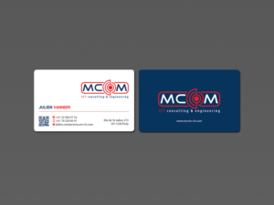 Business Card Design by Creations Box 2015 for MCom | Design: #18325813