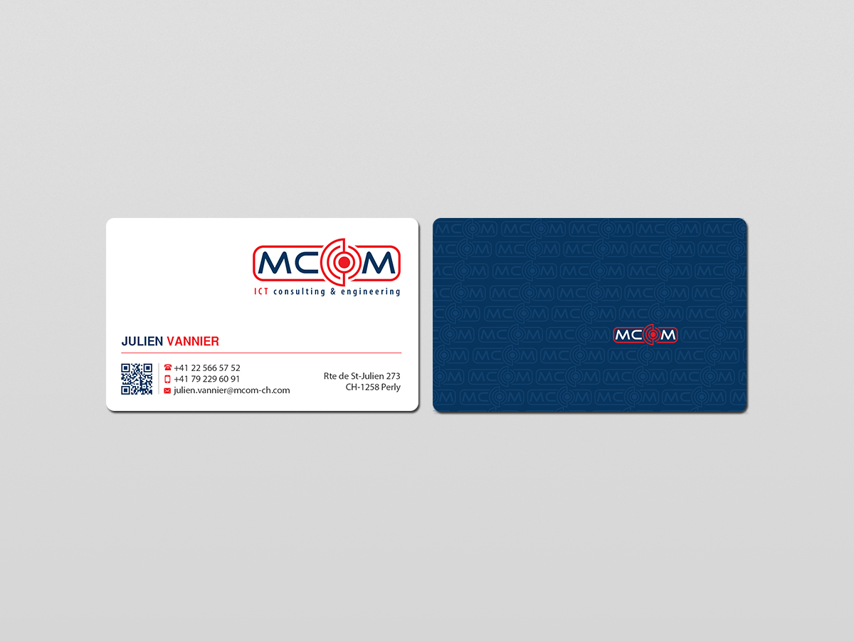 Business Card Design by Creations Box 2015 for MCom | Design #18325814