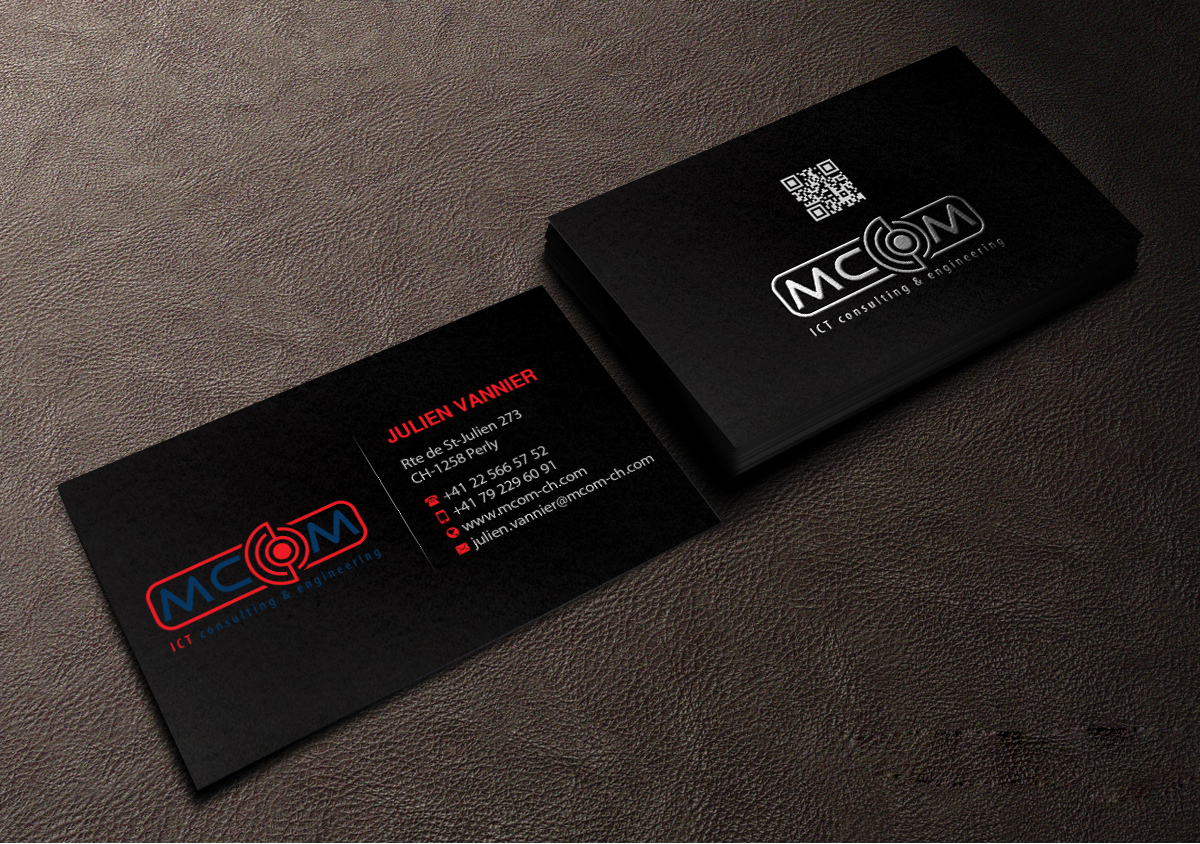 Business Card Design by Creations Box 2015 for MCom | Design #18325822
