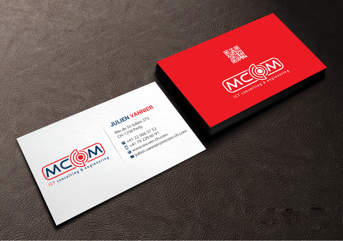 Business Card Design by Creations Box 2015 for MCom | Design #18325823