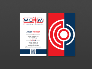 Business Card Design by Creations Box 2015 for MCom | Design: #18325826