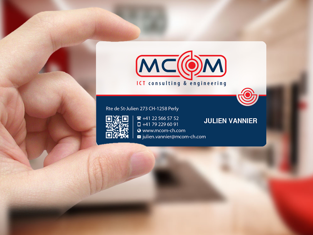 Business Card Design by Creations Box 2015 for MCom | Design #18325832