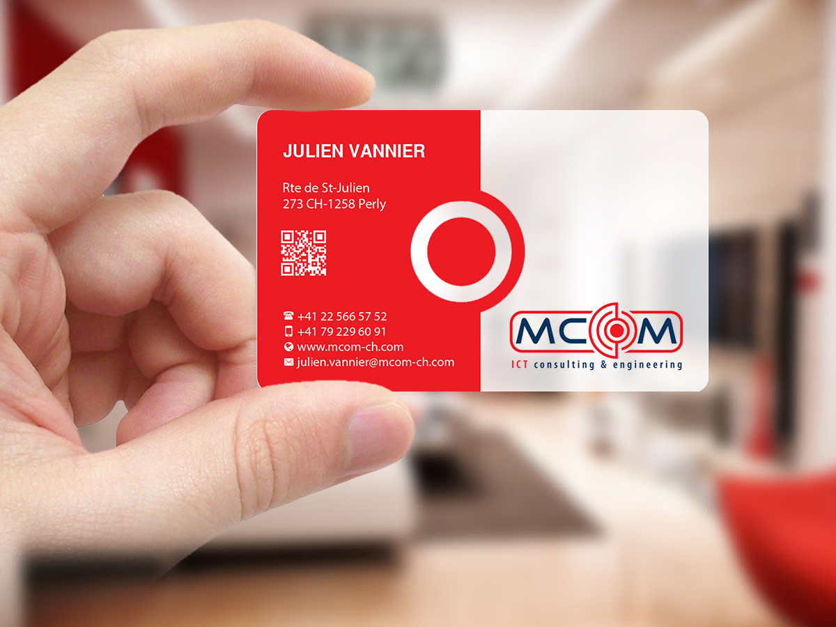 Business Card Design by Creations Box 2015 for MCom | Design #18325834