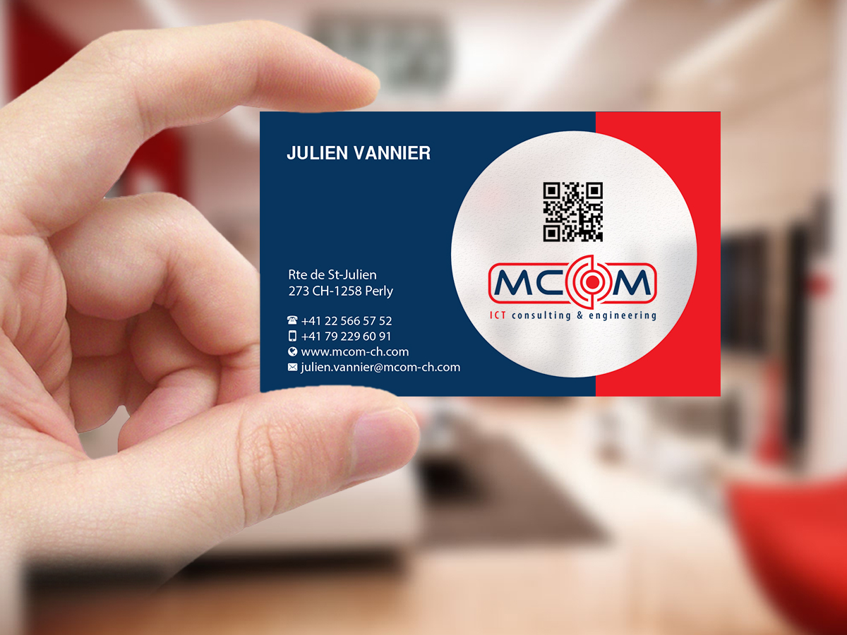 Business Card Design by Creations Box 2015 for MCom | Design #18325835