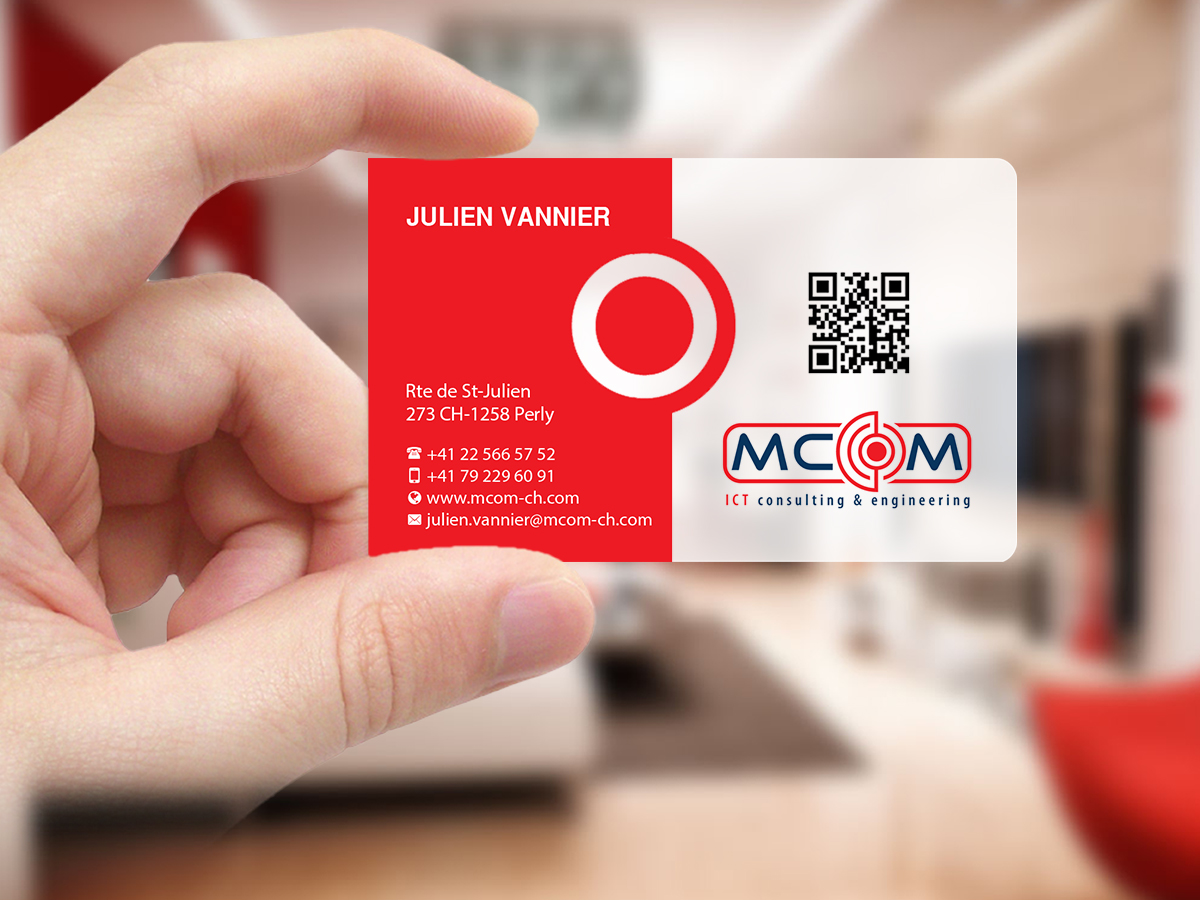 Business Card Design by Creations Box 2015 for MCom | Design #18325836