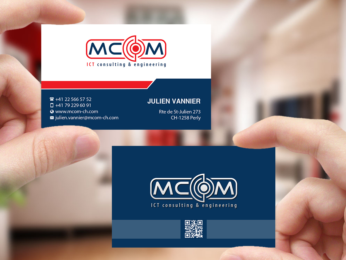 Business Card Design by Creations Box 2015 for MCom | Design #18325839