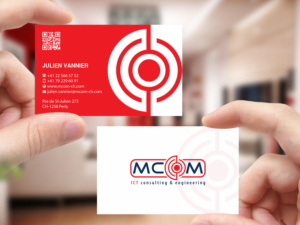 Business Card Design by Creations Box 2015 for MCom | Design: #18325841
