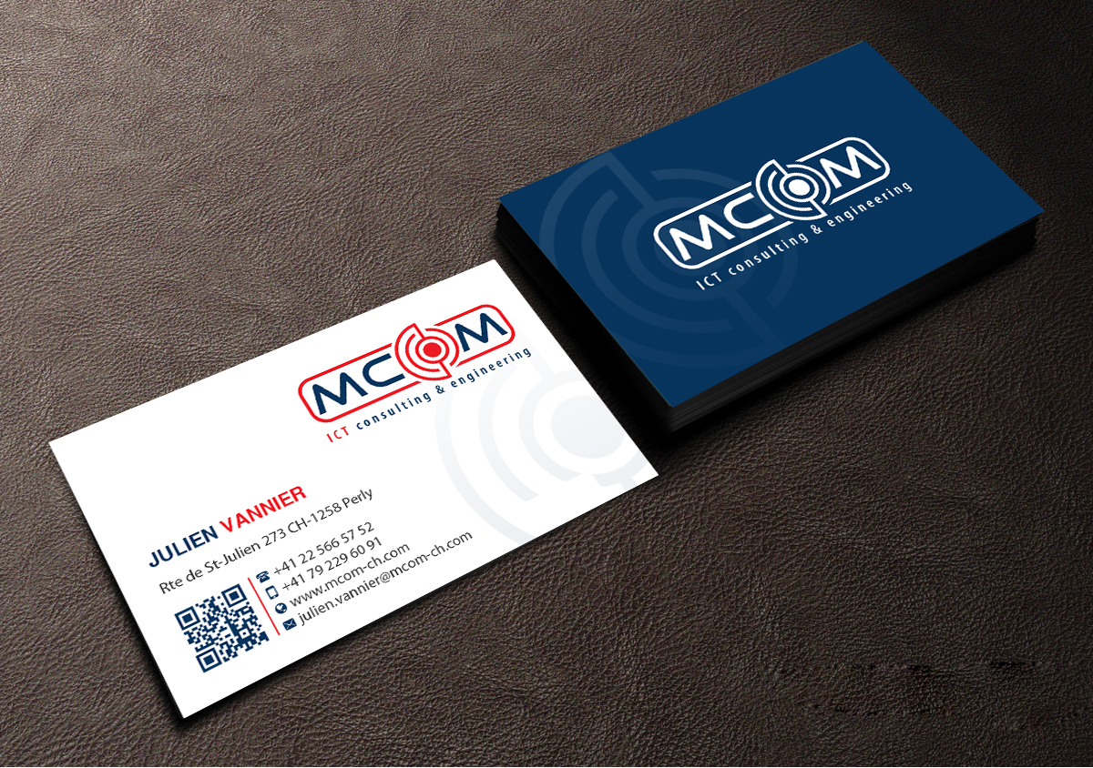 Business Card Design by Creations Box 2015 for MCom | Design #18325842