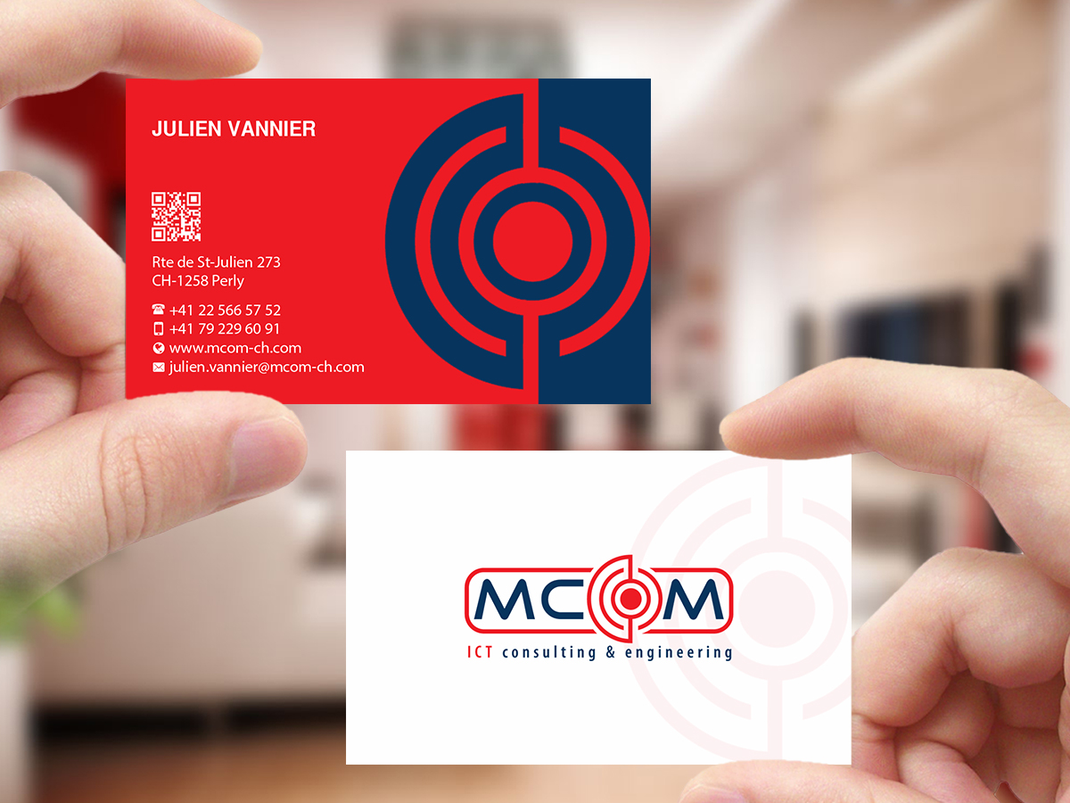 Business Card Design by Creations Box 2015 for MCom | Design #18325843