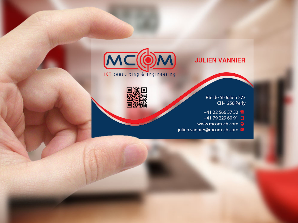 Visitenkarten-Design von Creations Box 2015 für MCom | Design #18325846