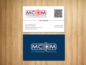 Visitenkarten-Design von Creations Box 2015 für MCom | Design: #18325848