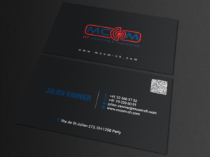 Visitenkarten-Design von chandrayaan.creative für MCom | Design: #18321886