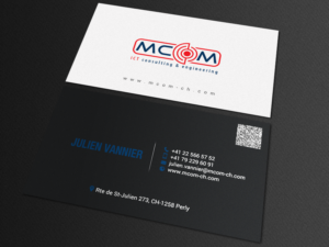 Visitenkarten-Design von chandrayaan.creative für MCom | Design: #18321887
