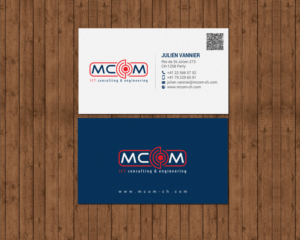 Business Card Design by chandrayaan.creative for MCom | Design: #18321888