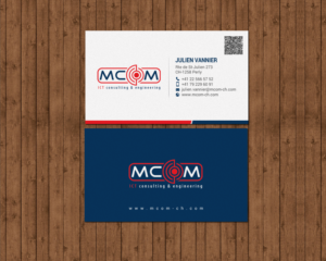 Business Card Design by chandrayaan.creative for MCom | Design: #18321894