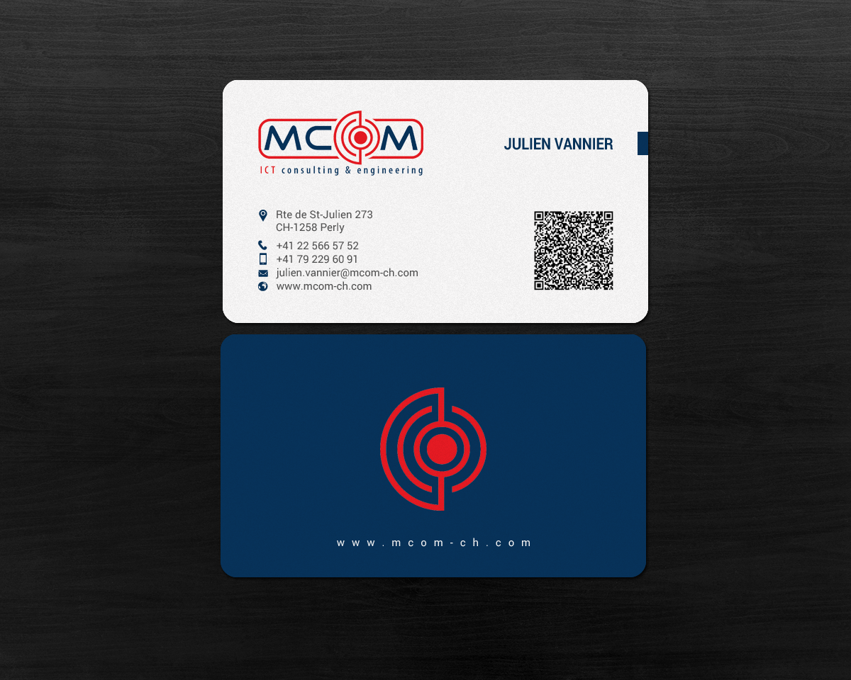 Business Card Design by chandrayaan.creative for MCom | Design #18321897