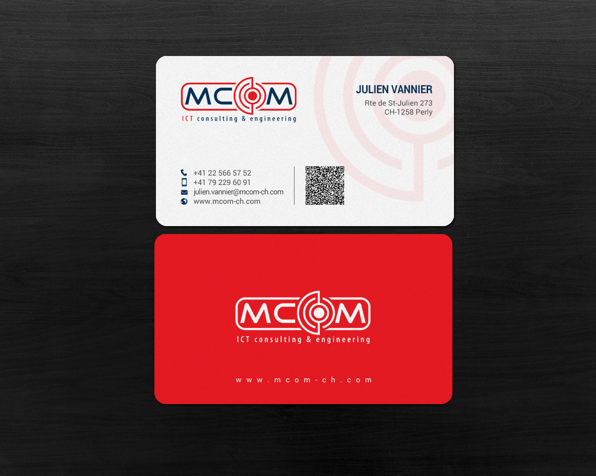 Business Card Design by chandrayaan.creative for MCom | Design #18321902