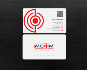Business Card Design by chandrayaan.creative for MCom | Design: #18321903