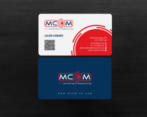 Business Card Design by chandrayaan.creative for MCom | Design: #18321909