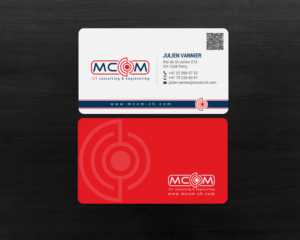 Business Card Design by chandrayaan.creative for MCom | Design: #18321924