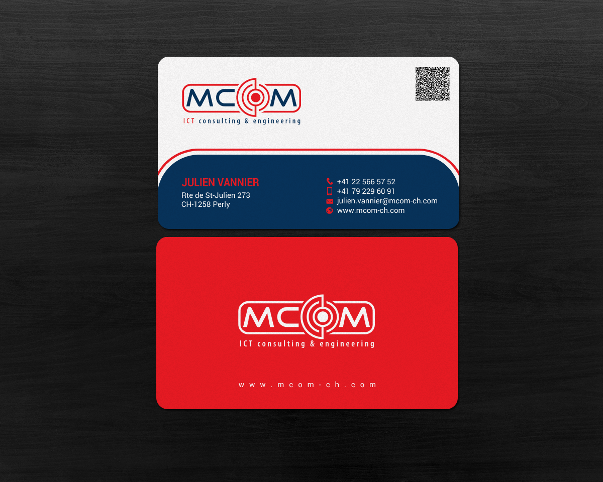 Business Card Design by chandrayaan.creative for MCom | Design #18321927