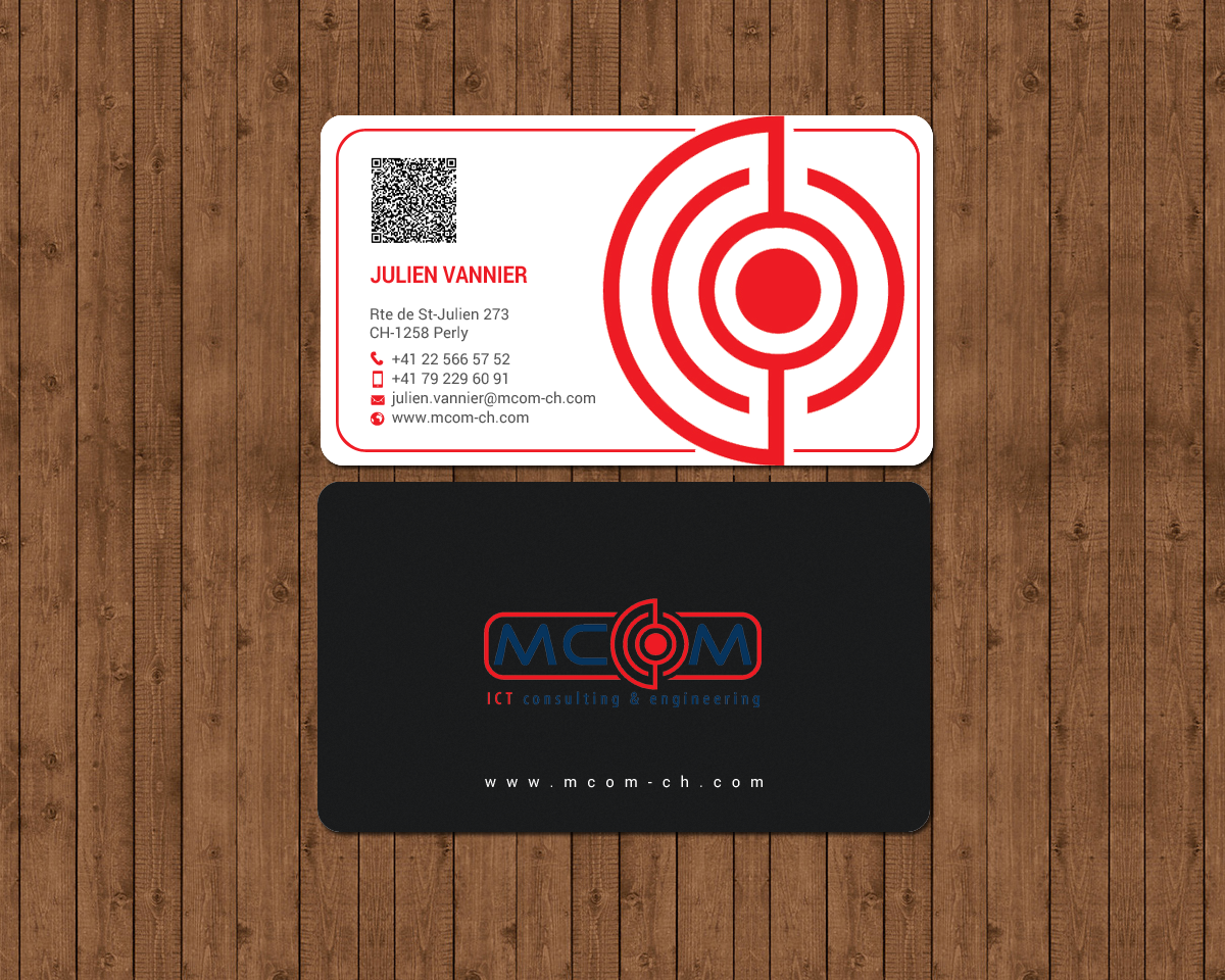 Business Card Design by chandrayaan.creative for MCom | Design #18332532