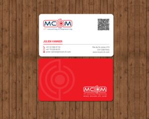 Business Card Design by chandrayaan.creative for MCom | Design: #18332533
