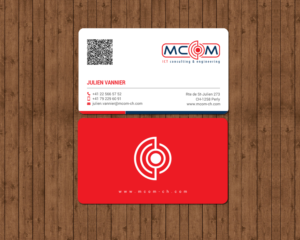 Business Card Design by chandrayaan.creative for MCom | Design: #18332541