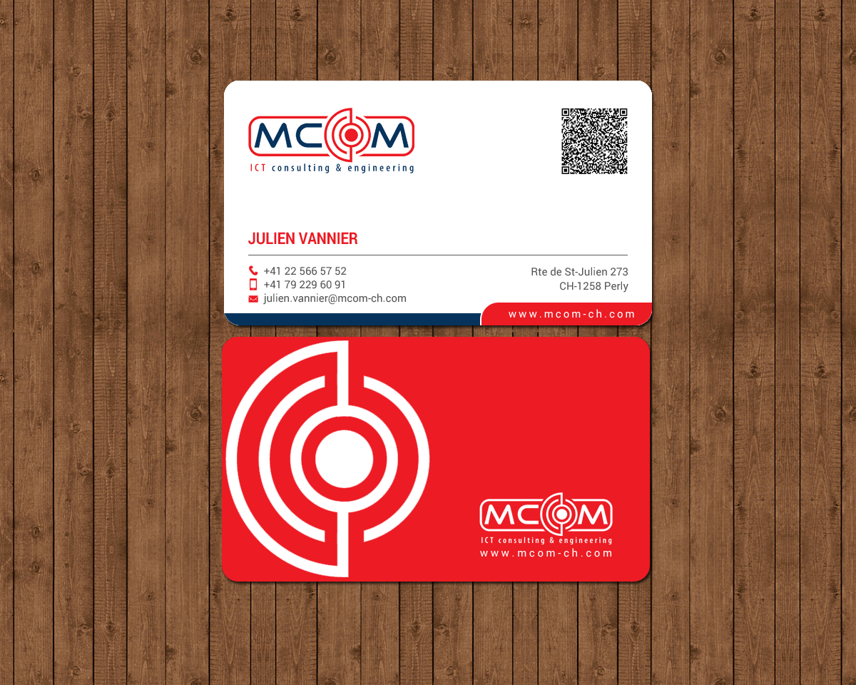 Business Card Design by chandrayaan.creative for MCom | Design #18332542