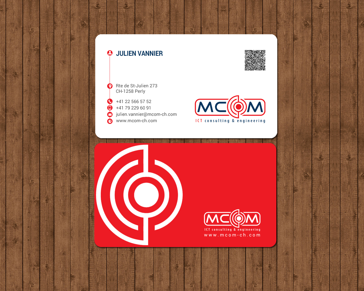 Business Card Design by chandrayaan.creative for MCom | Design #18332543