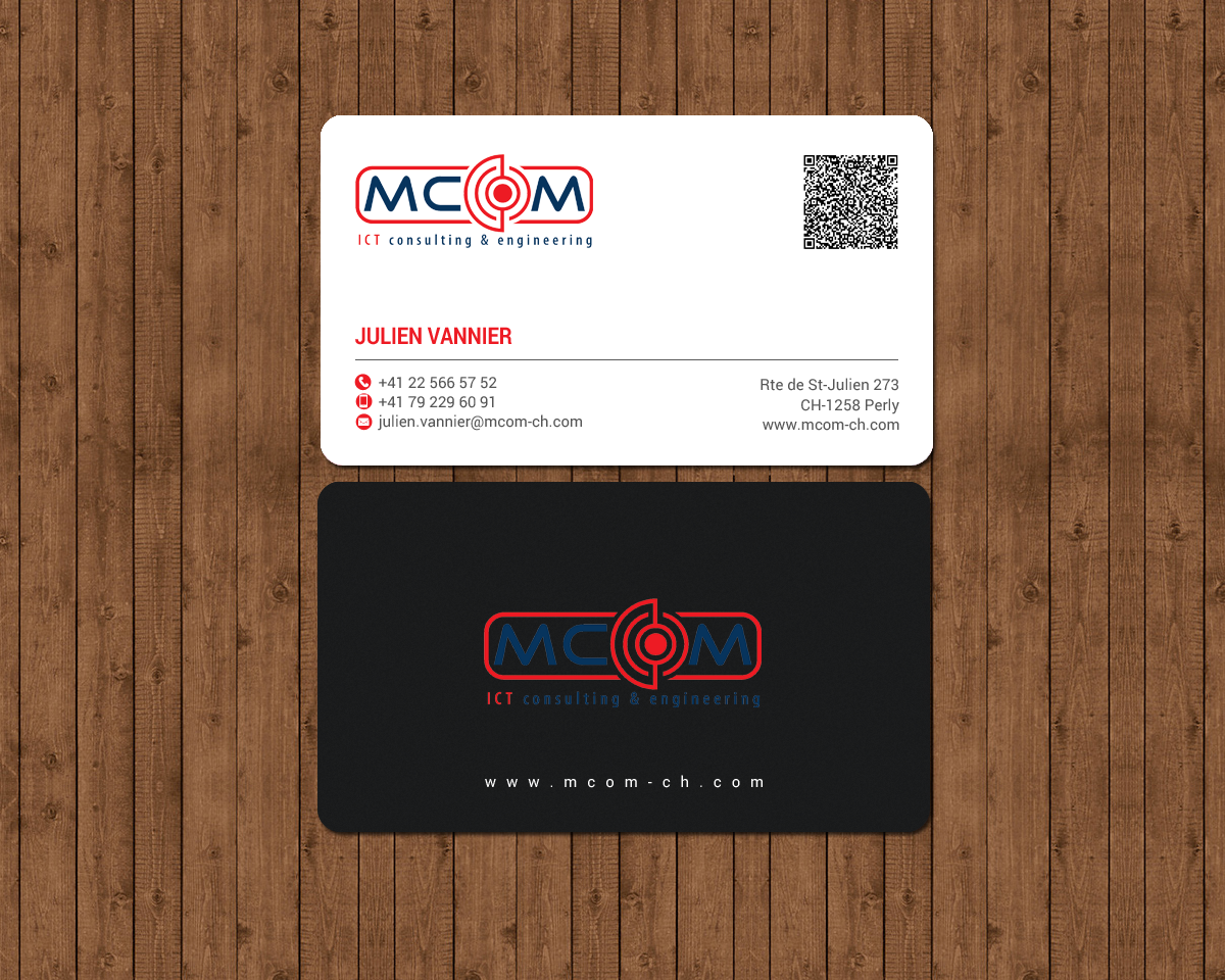 Business Card Design by chandrayaan.creative for MCom | Design #18332544