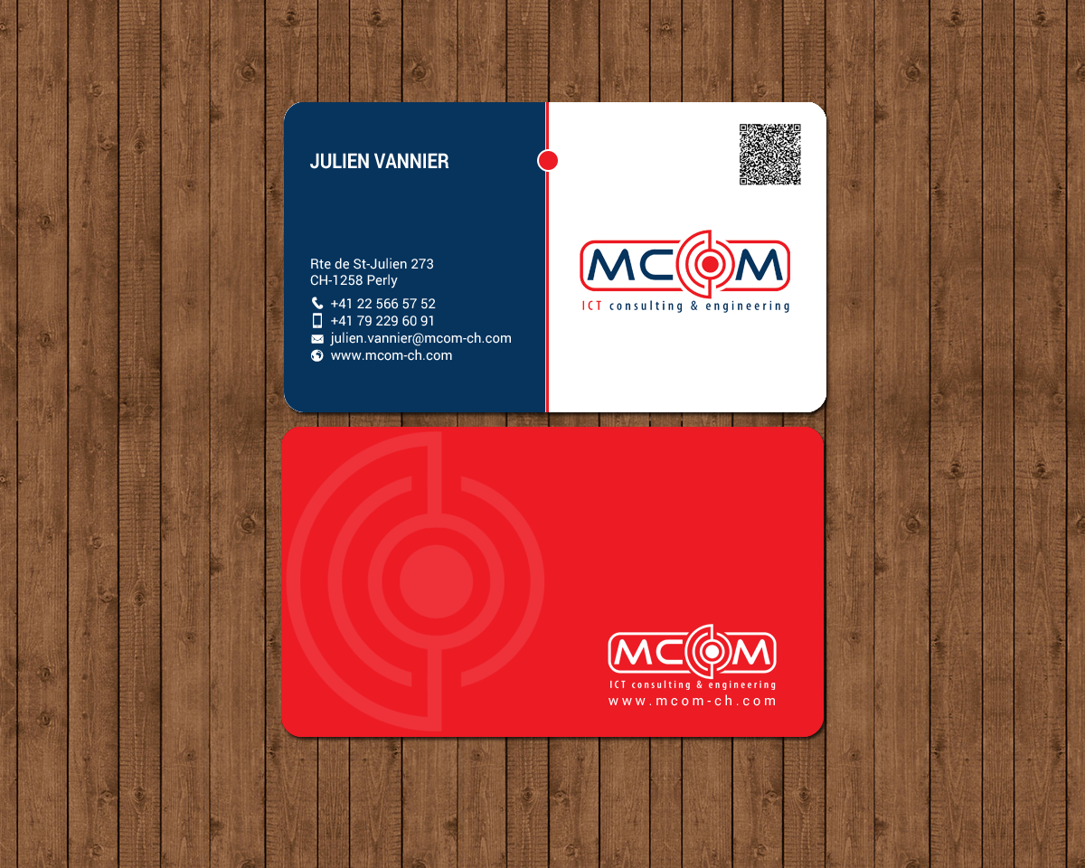 Business Card Design by chandrayaan.creative for MCom | Design #18332545
