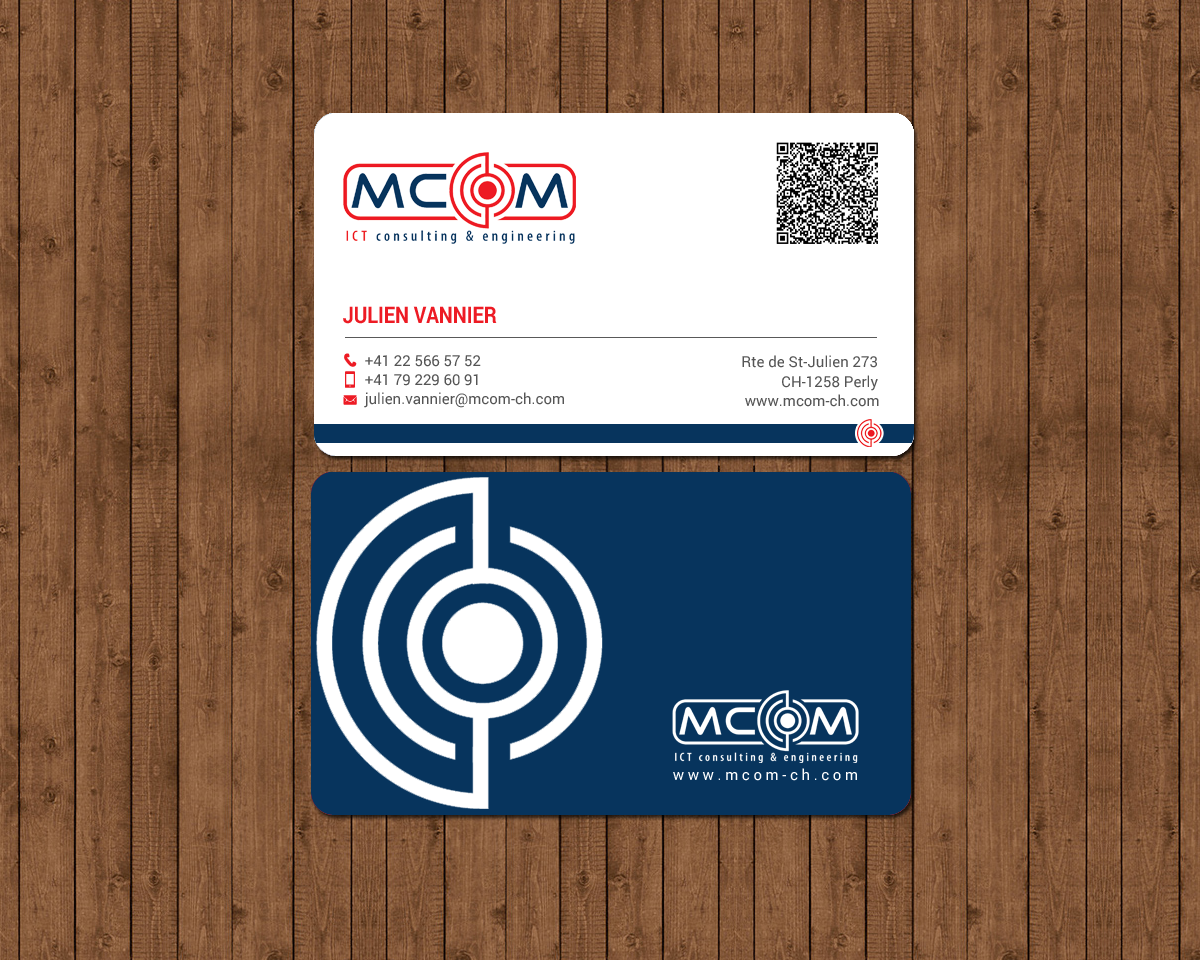 Business Card Design by chandrayaan.creative for MCom | Design #18332553