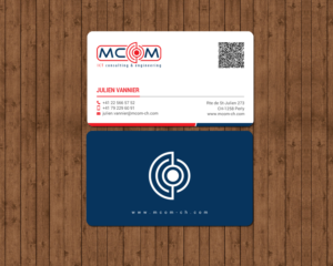 Business Card Design by chandrayaan.creative for MCom | Design: #18332560
