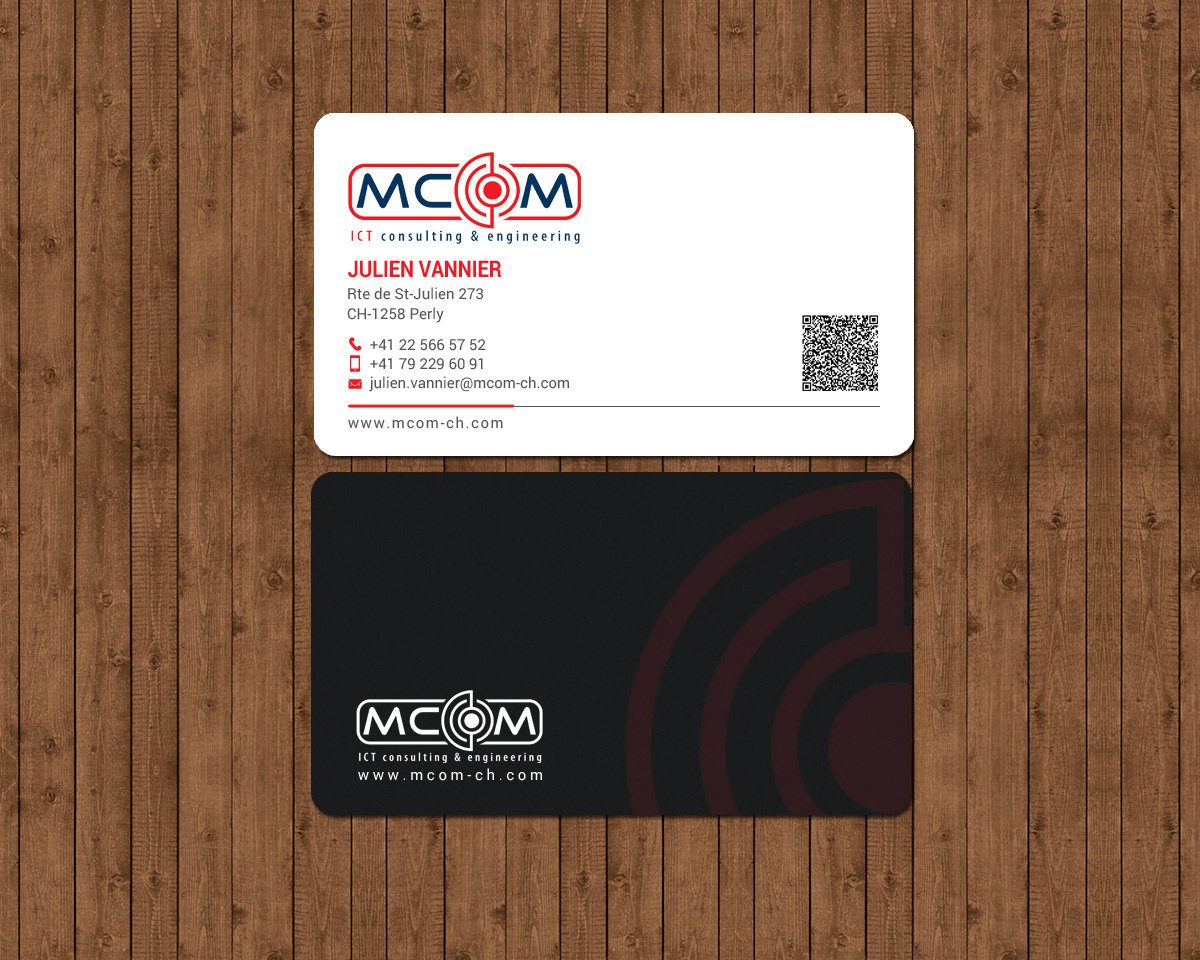 Business Card Design by chandrayaan.creative for MCom | Design #18332561