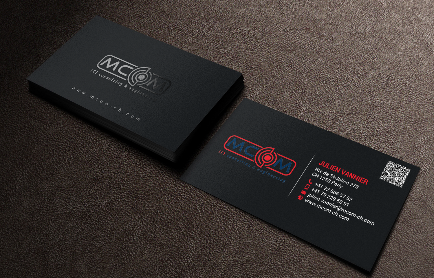 Business Card Design by chandrayaan.creative for MCom | Design #18334737