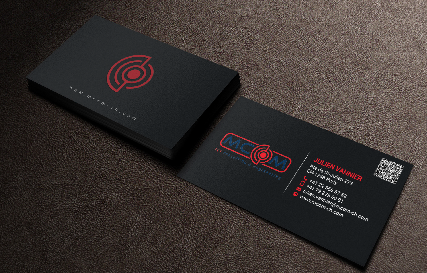 Business Card Design by chandrayaan.creative for MCom | Design #18334740