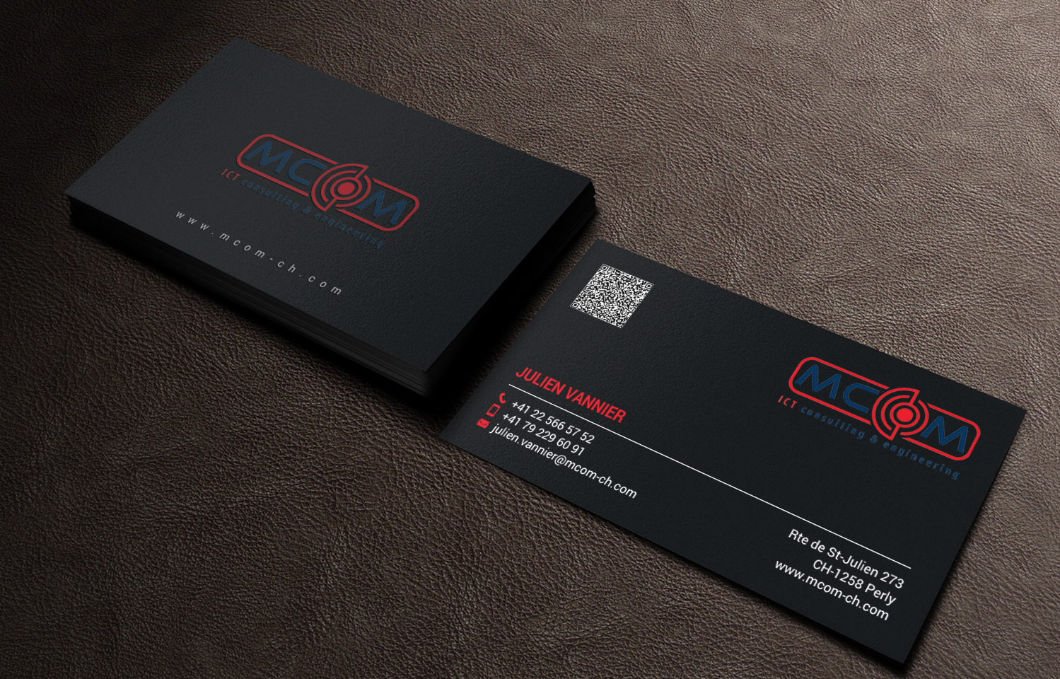 Business Card Design by chandrayaan.creative for MCom | Design #18334752