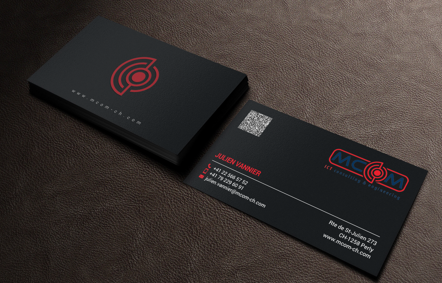 Business Card Design by chandrayaan.creative for MCom | Design #18334754