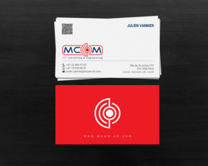 Business Card Design by chandrayaan.creative for MCom | Design: #18334763