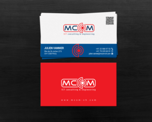 Business Card Design by chandrayaan.creative for MCom | Design: #18334765