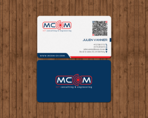 Business Card Design by chandrayaan.creative for MCom | Design: #18410572