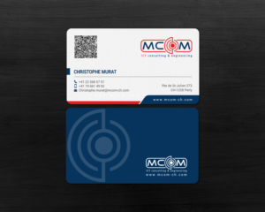 Business Card Design by chandrayaan.creative for MCom | Design: #18571511