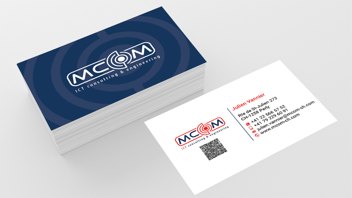 Business Card Design by Designs 2019 for MCom | Design #18321388