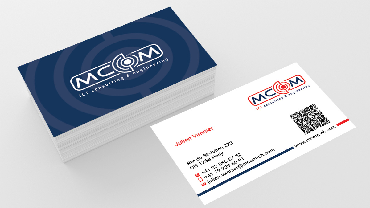 Business Card Design by Designs 2019 for MCom | Design #18321722